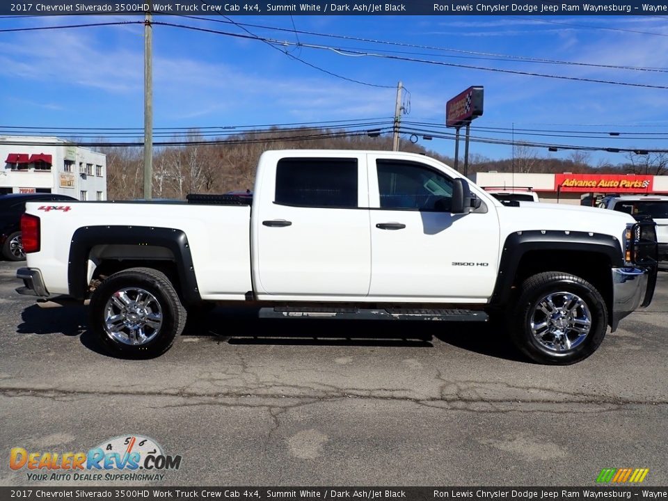 2017 Chevrolet Silverado 3500HD Work Truck Crew Cab 4x4 Summit White / Dark Ash/Jet Black Photo #6