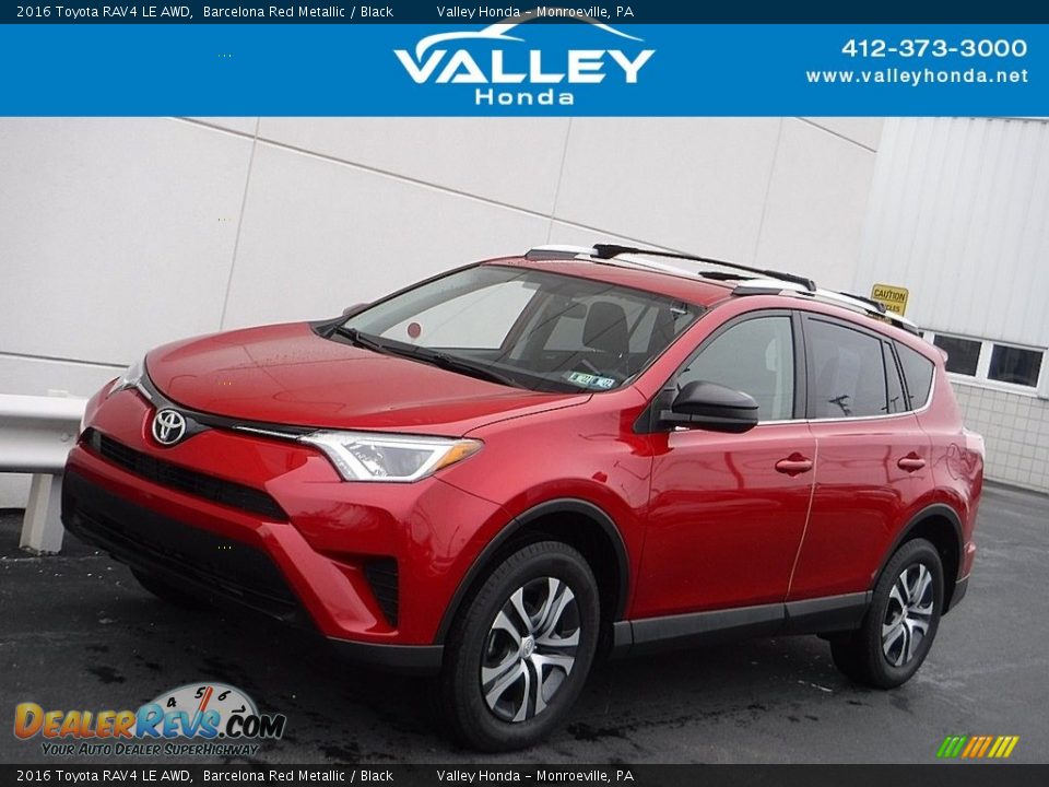 2016 Toyota RAV4 LE AWD Barcelona Red Metallic / Black Photo #1