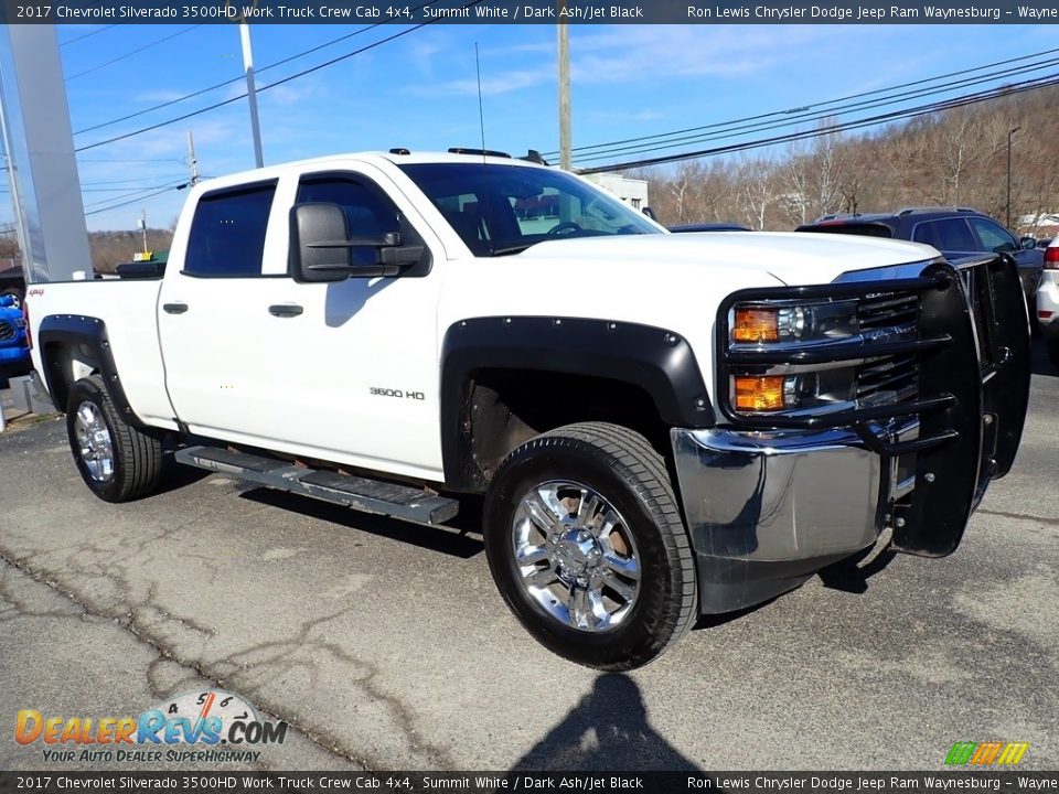 Summit White 2017 Chevrolet Silverado 3500HD Work Truck Crew Cab 4x4 Photo #7