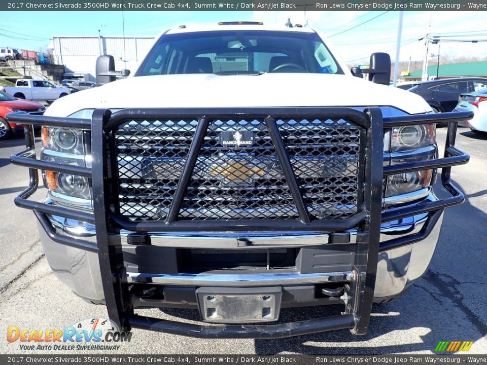 2017 Chevrolet Silverado 3500HD Work Truck Crew Cab 4x4 Summit White / Dark Ash/Jet Black Photo #8