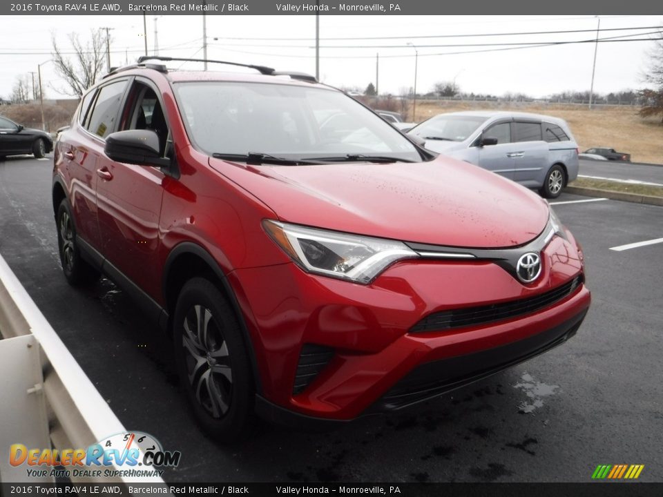 2016 Toyota RAV4 LE AWD Barcelona Red Metallic / Black Photo #6