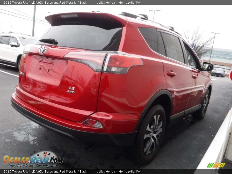 2016 Toyota RAV4 LE AWD Barcelona Red Metallic / Black Photo #7