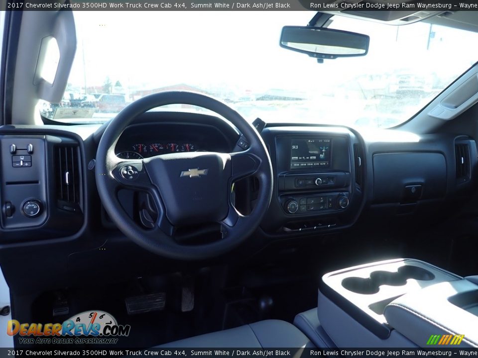 2017 Chevrolet Silverado 3500HD Work Truck Crew Cab 4x4 Summit White / Dark Ash/Jet Black Photo #12