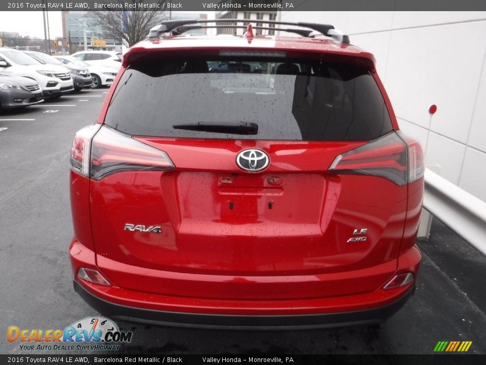 2016 Toyota RAV4 LE AWD Barcelona Red Metallic / Black Photo #8