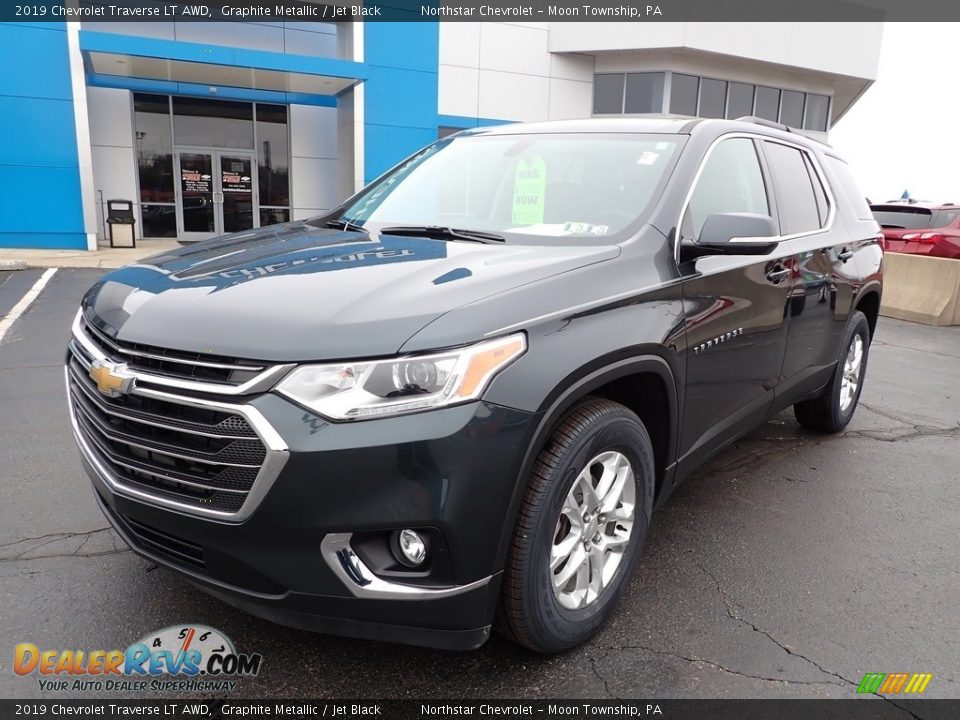 2019 Chevrolet Traverse LT AWD Graphite Metallic / Jet Black Photo #2