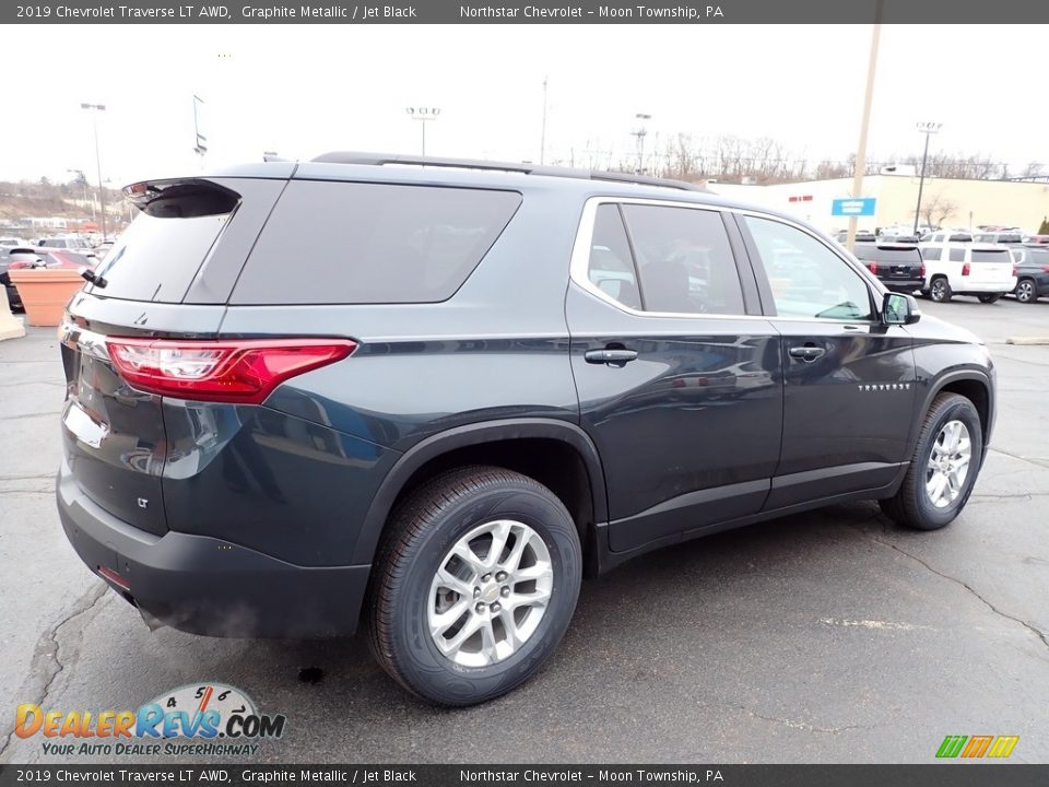 2019 Chevrolet Traverse LT AWD Graphite Metallic / Jet Black Photo #9