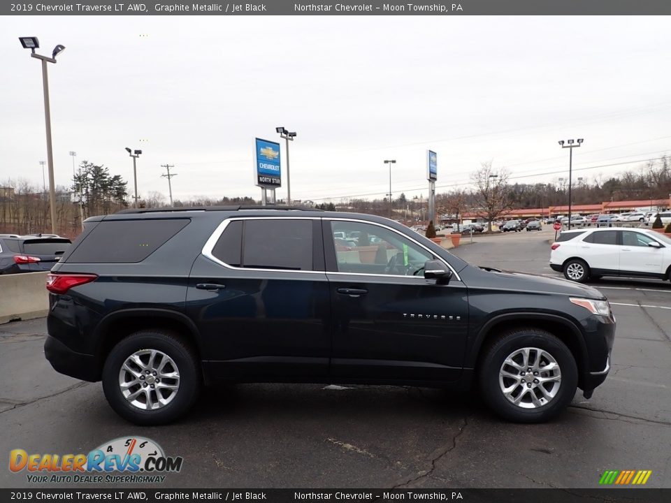 2019 Chevrolet Traverse LT AWD Graphite Metallic / Jet Black Photo #10