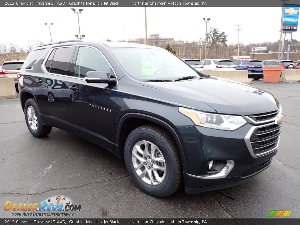 2019 Chevrolet Traverse LT AWD Graphite Metallic / Jet Black Photo #11