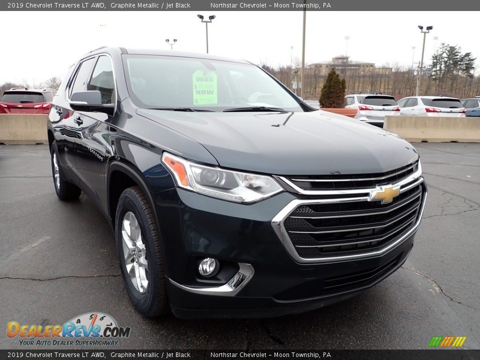 2019 Chevrolet Traverse LT AWD Graphite Metallic / Jet Black Photo #12