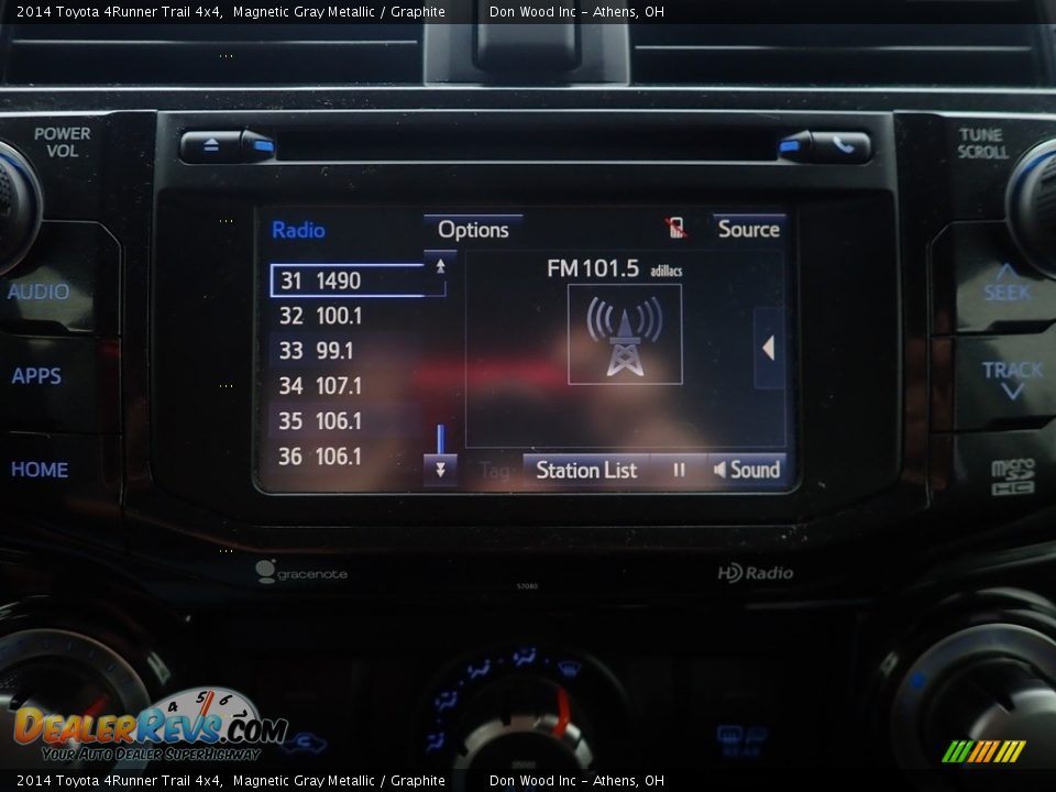 2014 Toyota 4Runner Trail 4x4 Magnetic Gray Metallic / Graphite Photo #27