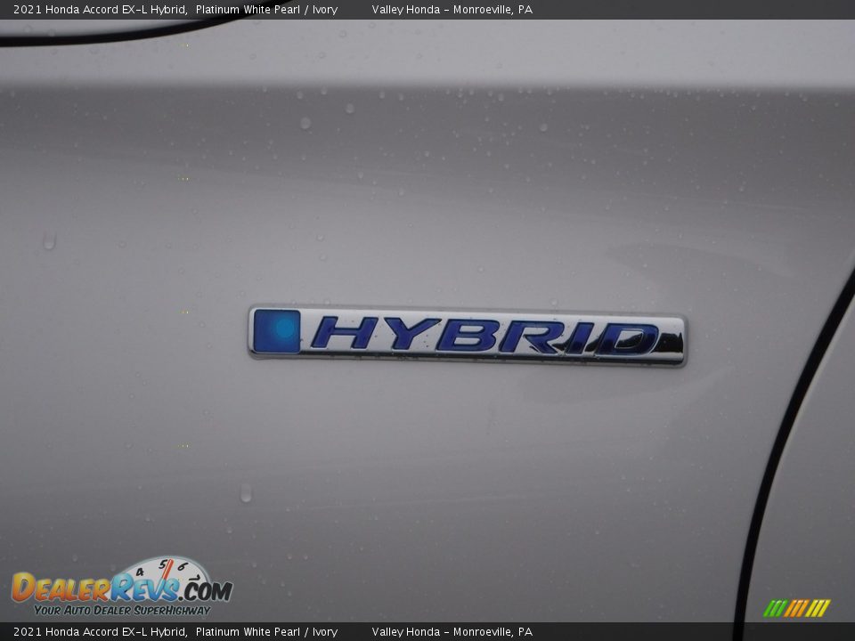 2021 Honda Accord EX-L Hybrid Platinum White Pearl / Ivory Photo #5