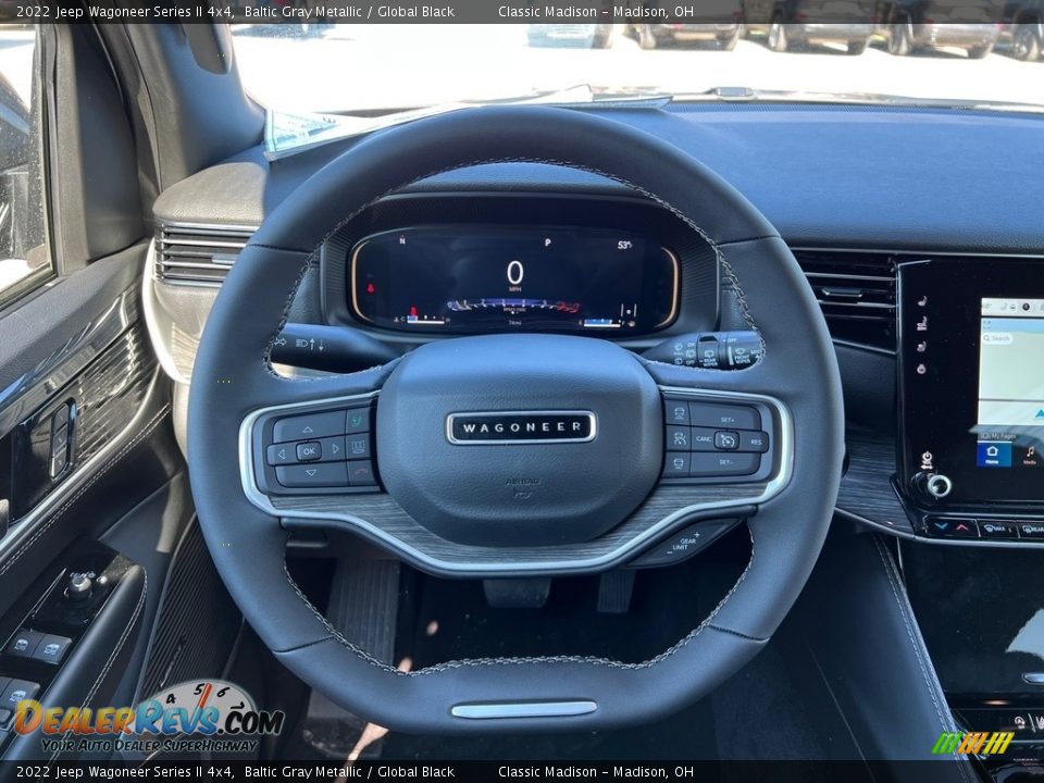 2022 Jeep Wagoneer Series II 4x4 Baltic Gray Metallic / Global Black Photo #6