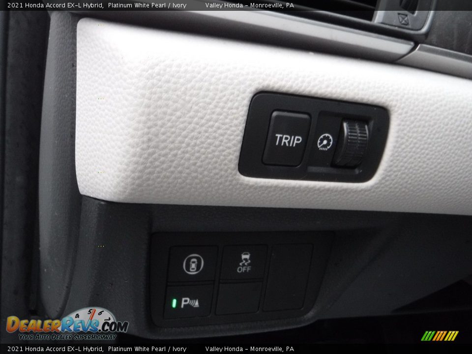 2021 Honda Accord EX-L Hybrid Platinum White Pearl / Ivory Photo #15