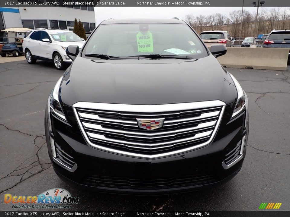 2017 Cadillac XT5 Luxury AWD Stellar Black Metallic / Sahara Beige Photo #13