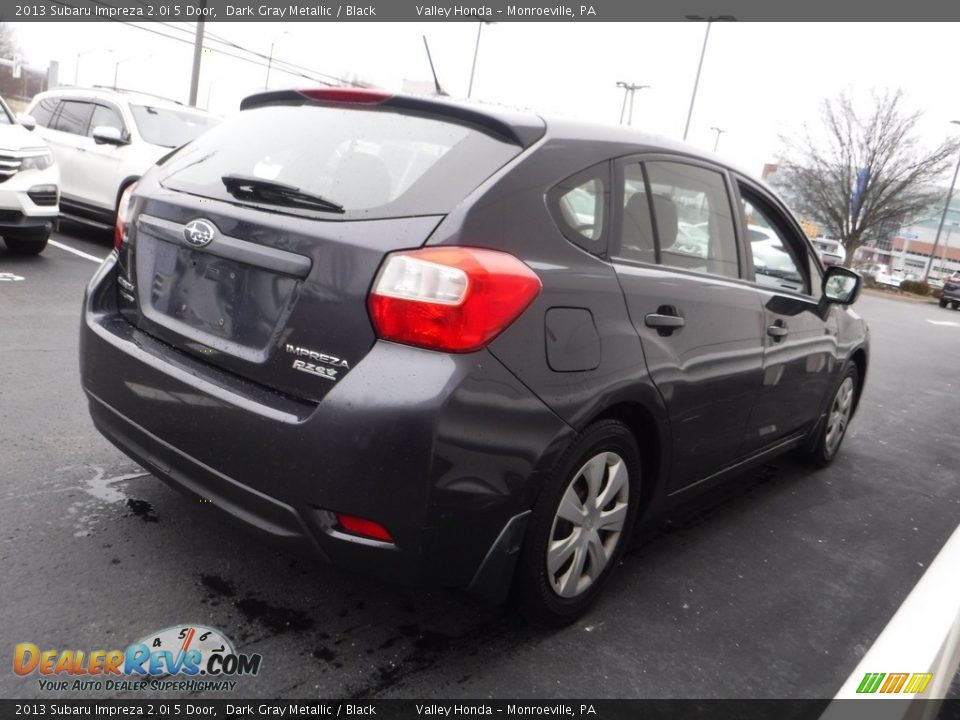 2013 Subaru Impreza 2.0i 5 Door Dark Gray Metallic / Black Photo #6