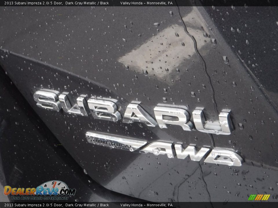 2013 Subaru Impreza 2.0i 5 Door Dark Gray Metallic / Black Photo #8
