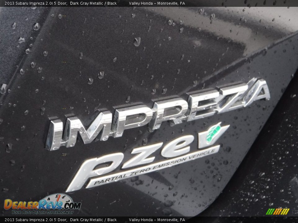 2013 Subaru Impreza 2.0i 5 Door Dark Gray Metallic / Black Photo #9