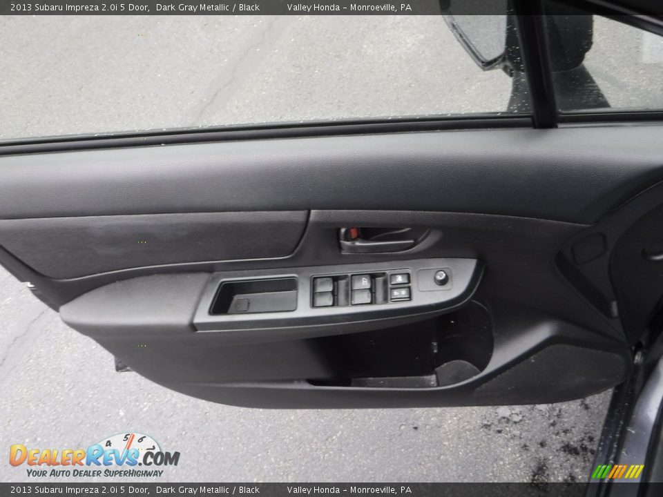 2013 Subaru Impreza 2.0i 5 Door Dark Gray Metallic / Black Photo #11