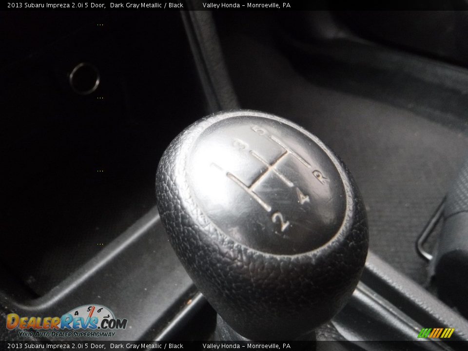 2013 Subaru Impreza 2.0i 5 Door Dark Gray Metallic / Black Photo #14