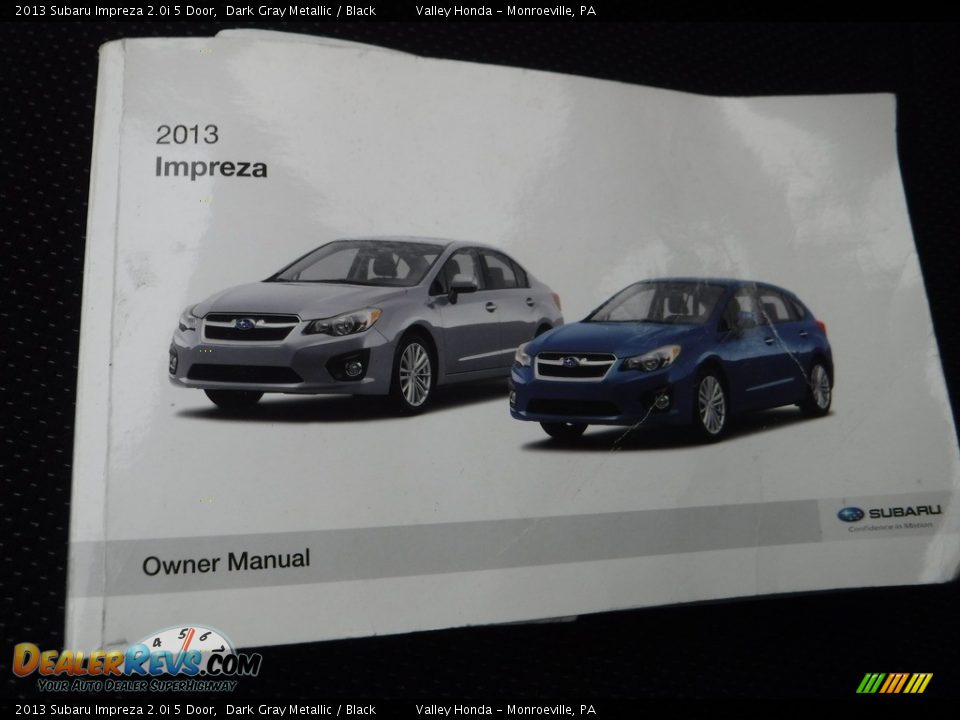 2013 Subaru Impreza 2.0i 5 Door Dark Gray Metallic / Black Photo #18