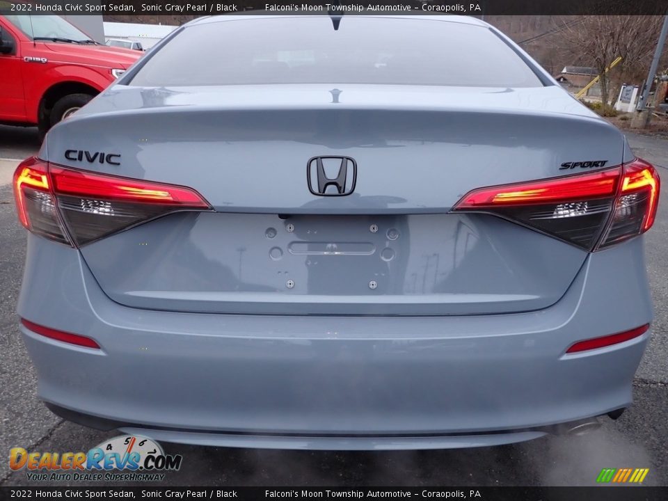 2022 Honda Civic Sport Sedan Sonic Gray Pearl / Black Photo #3