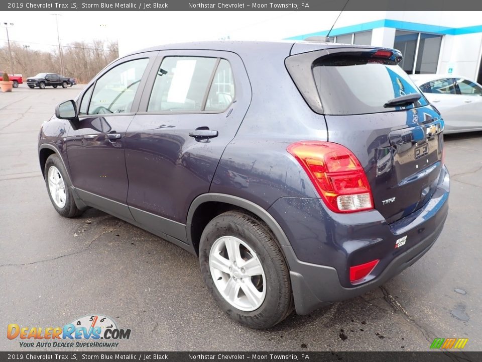 2019 Chevrolet Trax LS Storm Blue Metallic / Jet Black Photo #4