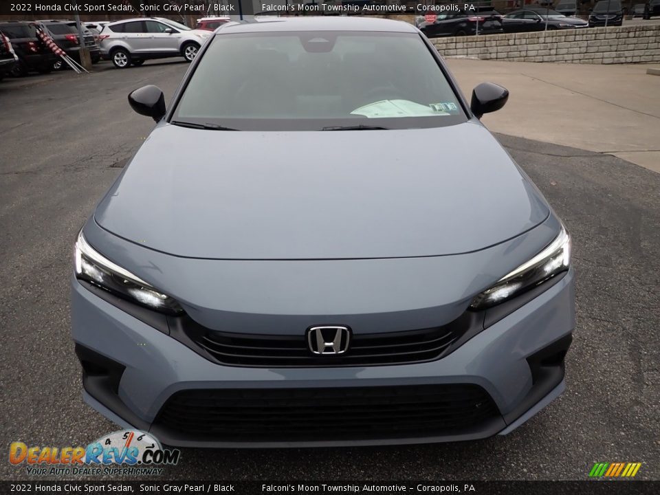 2022 Honda Civic Sport Sedan Sonic Gray Pearl / Black Photo #8