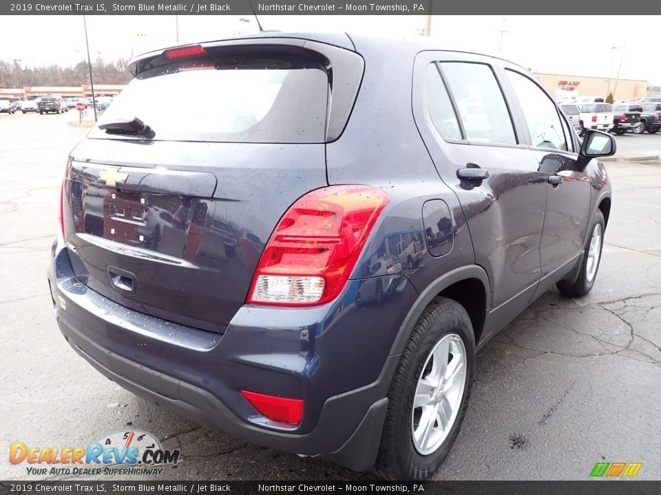 2019 Chevrolet Trax LS Storm Blue Metallic / Jet Black Photo #8