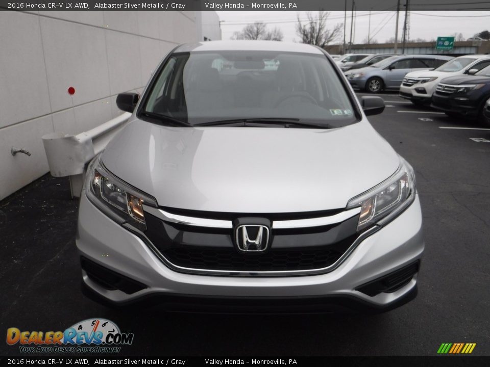 2016 Honda CR-V LX AWD Alabaster Silver Metallic / Gray Photo #4