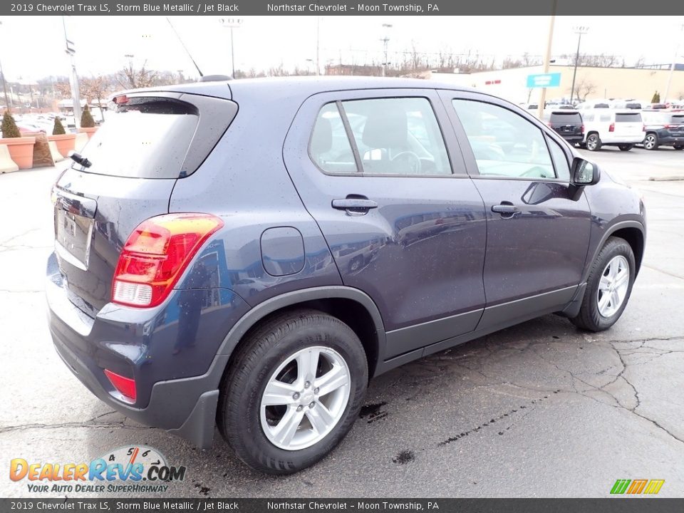 2019 Chevrolet Trax LS Storm Blue Metallic / Jet Black Photo #9