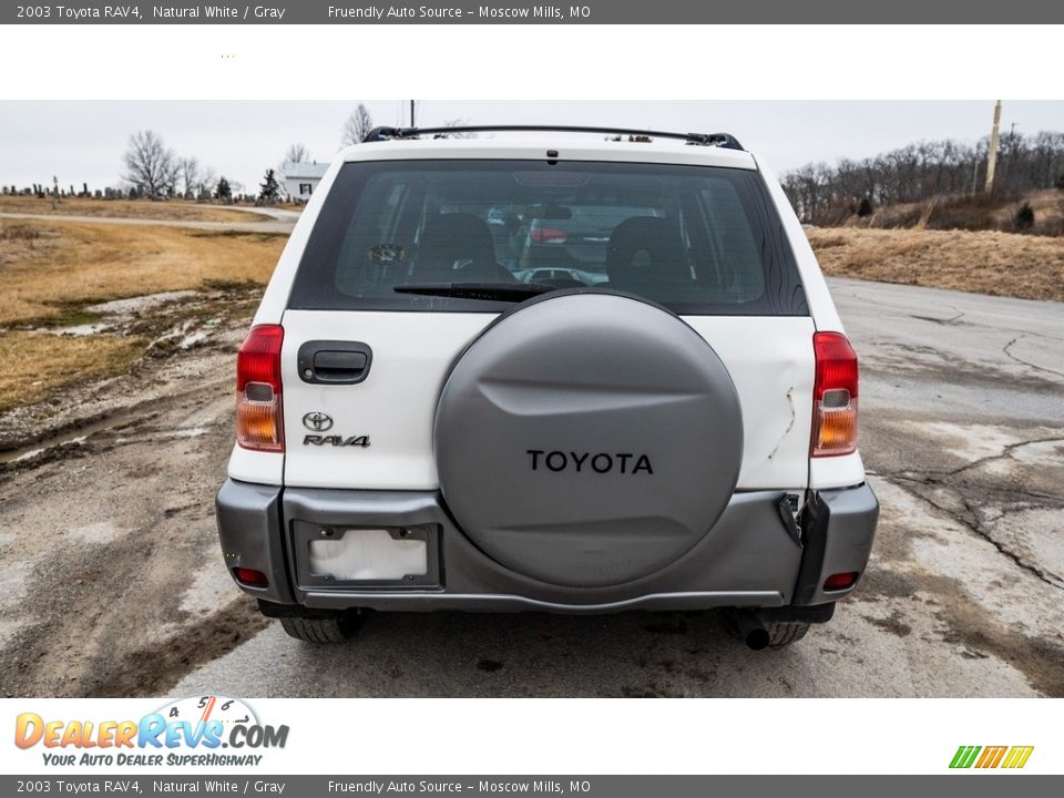 2003 Toyota RAV4 Natural White / Gray Photo #5