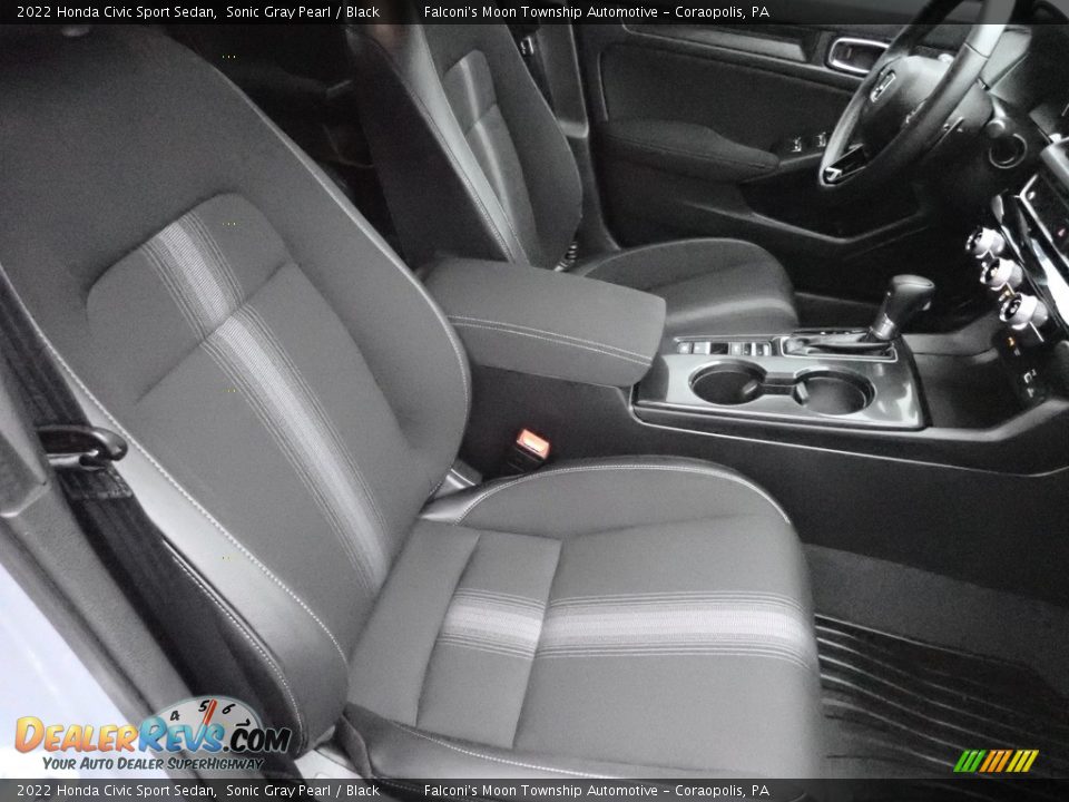 2022 Honda Civic Sport Sedan Sonic Gray Pearl / Black Photo #11