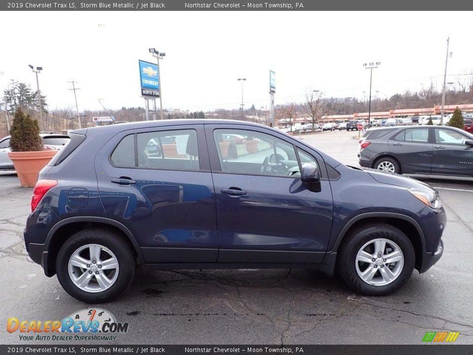 2019 Chevrolet Trax LS Storm Blue Metallic / Jet Black Photo #10