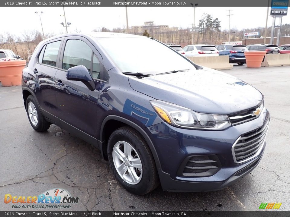 2019 Chevrolet Trax LS Storm Blue Metallic / Jet Black Photo #11