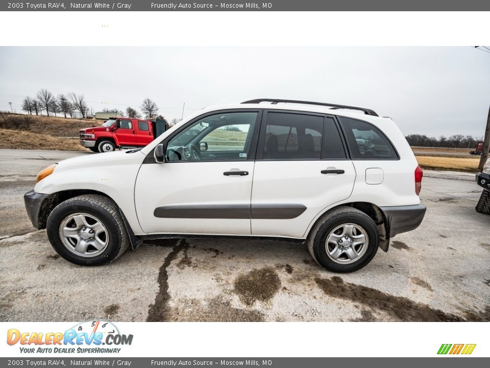 2003 Toyota RAV4 Natural White / Gray Photo #7