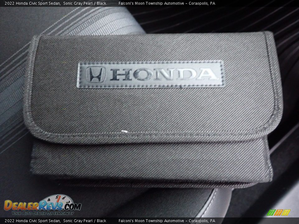 2022 Honda Civic Sport Sedan Sonic Gray Pearl / Black Photo #13