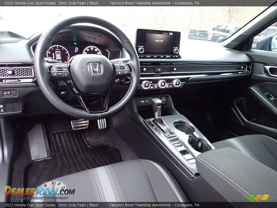 Black Interior - 2022 Honda Civic Sport Sedan Photo #18