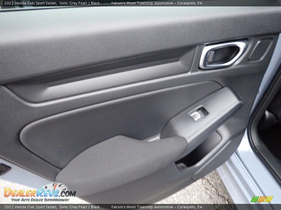 2022 Honda Civic Sport Sedan Sonic Gray Pearl / Black Photo #19