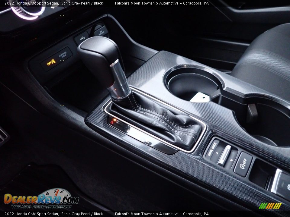 2022 Honda Civic Sport Sedan Sonic Gray Pearl / Black Photo #22