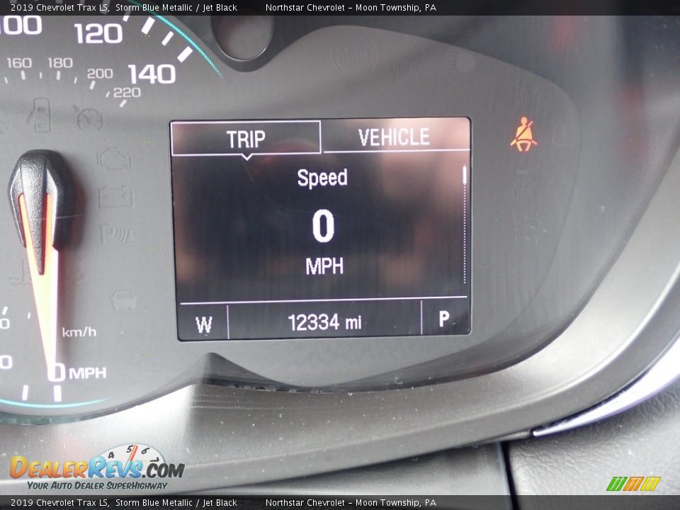 2019 Chevrolet Trax LS Storm Blue Metallic / Jet Black Photo #29