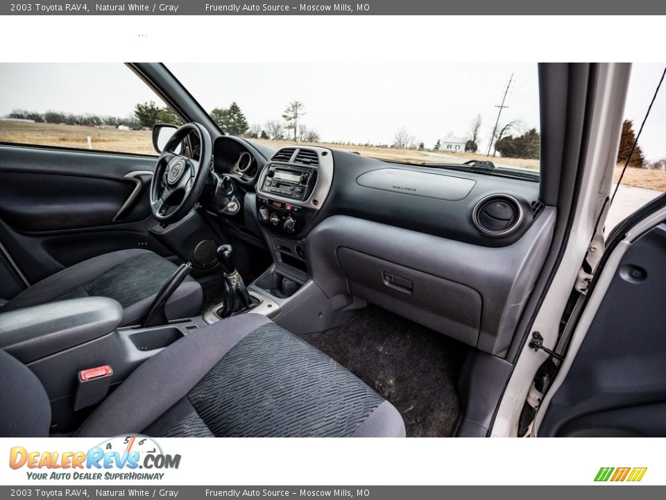 2003 Toyota RAV4 Natural White / Gray Photo #25