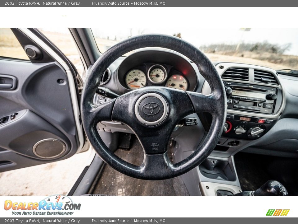 2003 Toyota RAV4 Natural White / Gray Photo #29