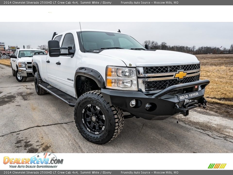 2014 Chevrolet Silverado 2500HD LT Crew Cab 4x4 Summit White / Ebony Photo #1