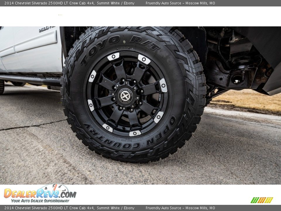 2014 Chevrolet Silverado 2500HD LT Crew Cab 4x4 Summit White / Ebony Photo #2