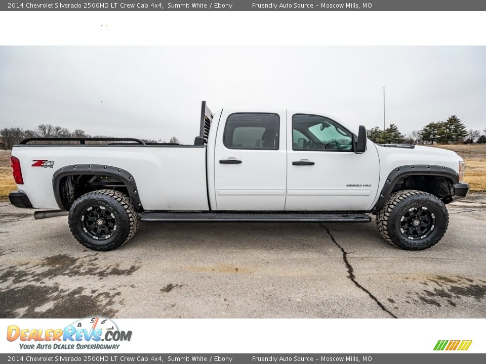 2014 Chevrolet Silverado 2500HD LT Crew Cab 4x4 Summit White / Ebony Photo #3