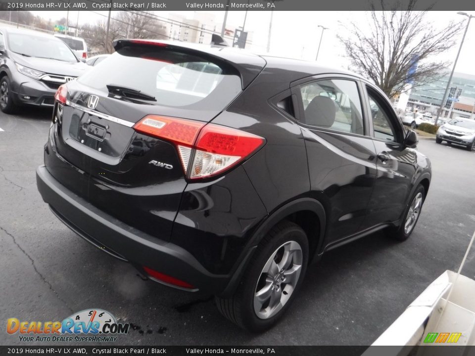 2019 Honda HR-V LX AWD Crystal Black Pearl / Black Photo #6