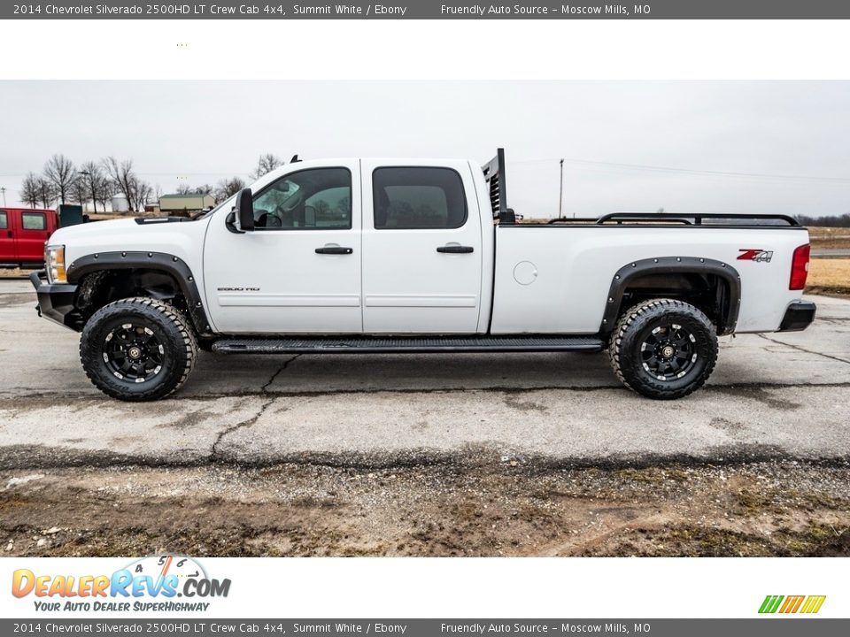 2014 Chevrolet Silverado 2500HD LT Crew Cab 4x4 Summit White / Ebony Photo #7