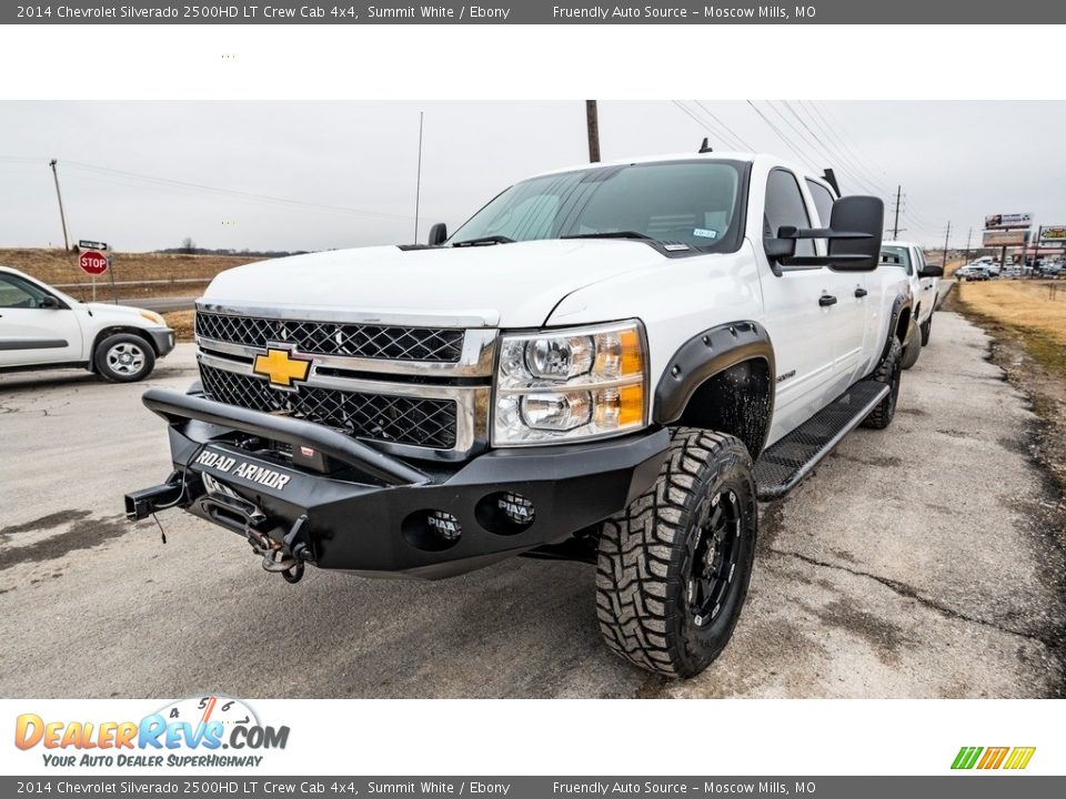 2014 Chevrolet Silverado 2500HD LT Crew Cab 4x4 Summit White / Ebony Photo #8