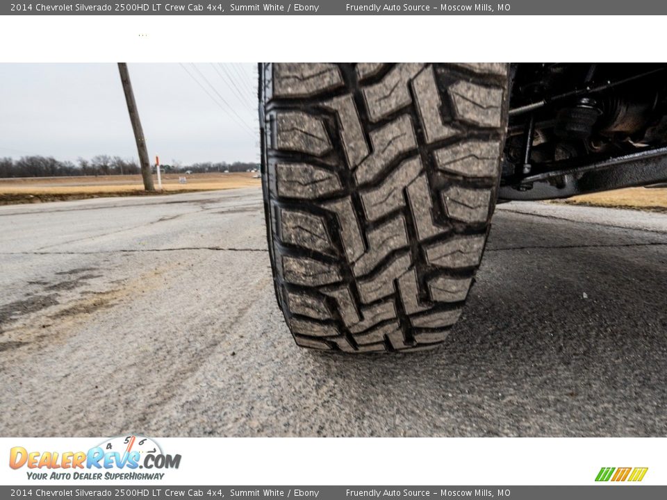 2014 Chevrolet Silverado 2500HD LT Crew Cab 4x4 Summit White / Ebony Photo #11