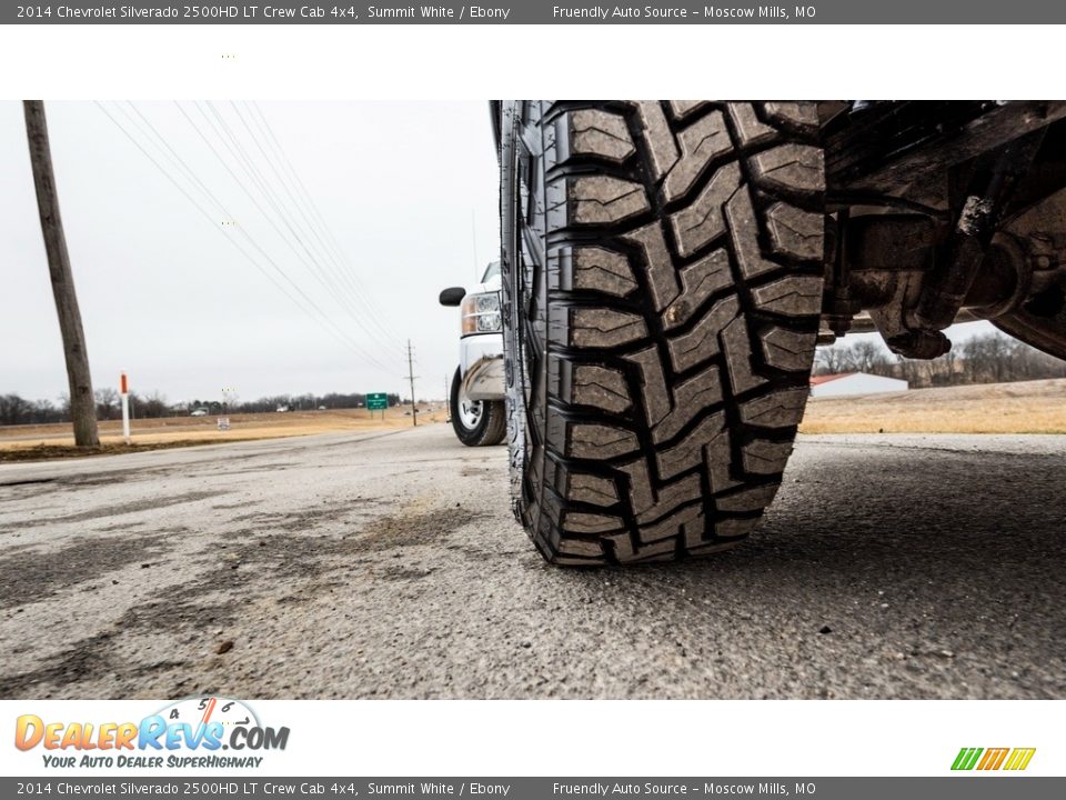 2014 Chevrolet Silverado 2500HD LT Crew Cab 4x4 Summit White / Ebony Photo #12